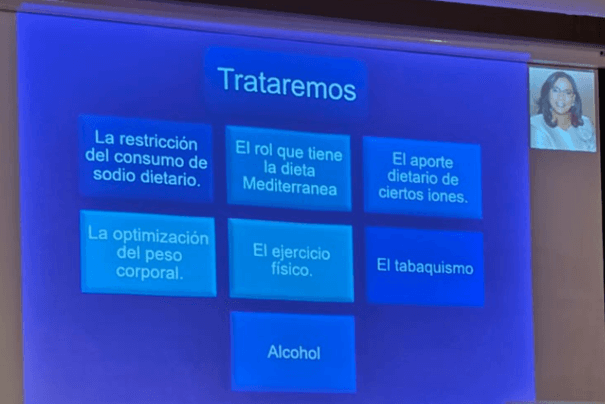 Photo 3 - virtual Presentation by Dr. Claudia Arias